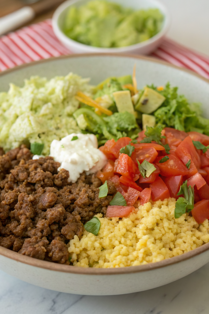 Protein Packed Low Carb Burrito Bowl Recipe