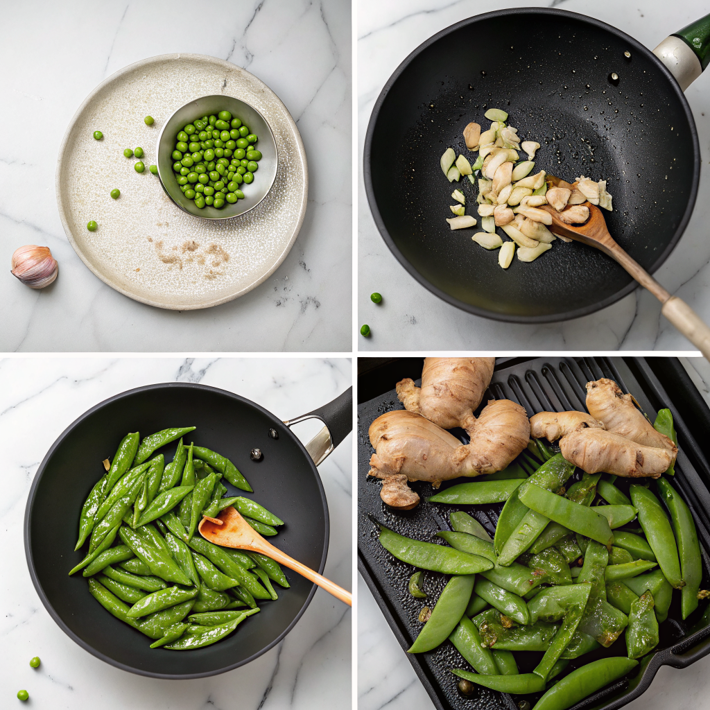 Sear Snap Peas
