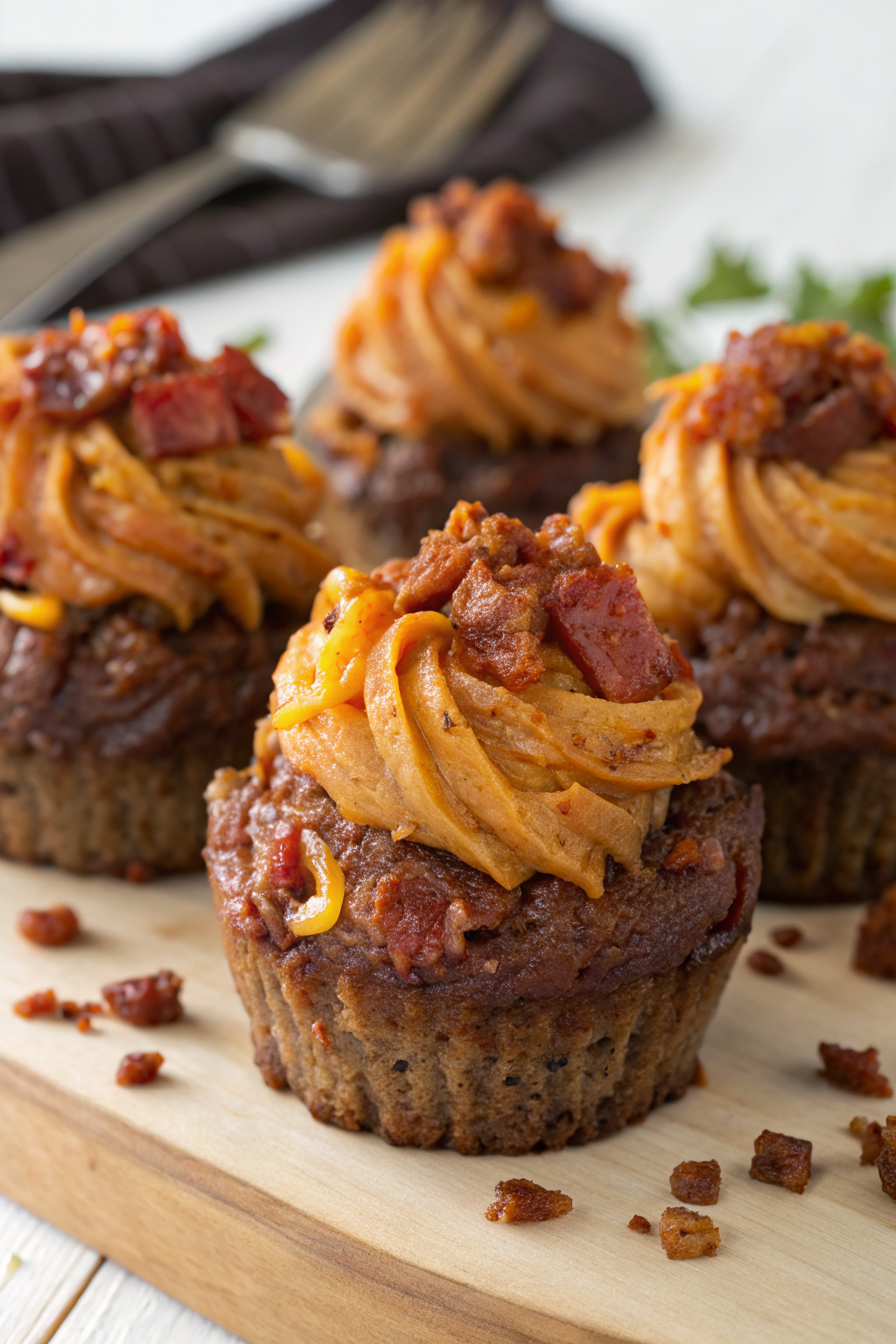 Smoky Bourbon BBQ Meatloaf Cupcakes Recipe