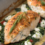 Spinach and Feta Baked Chicken Recipe