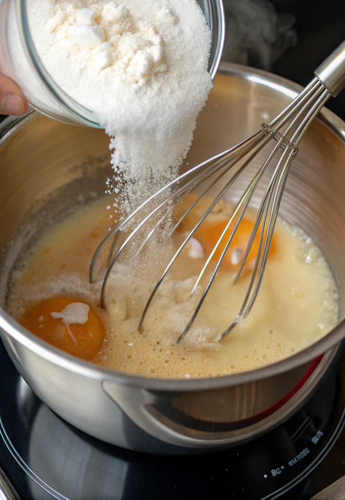 Steps How to make Swiss Meringue Buttercream