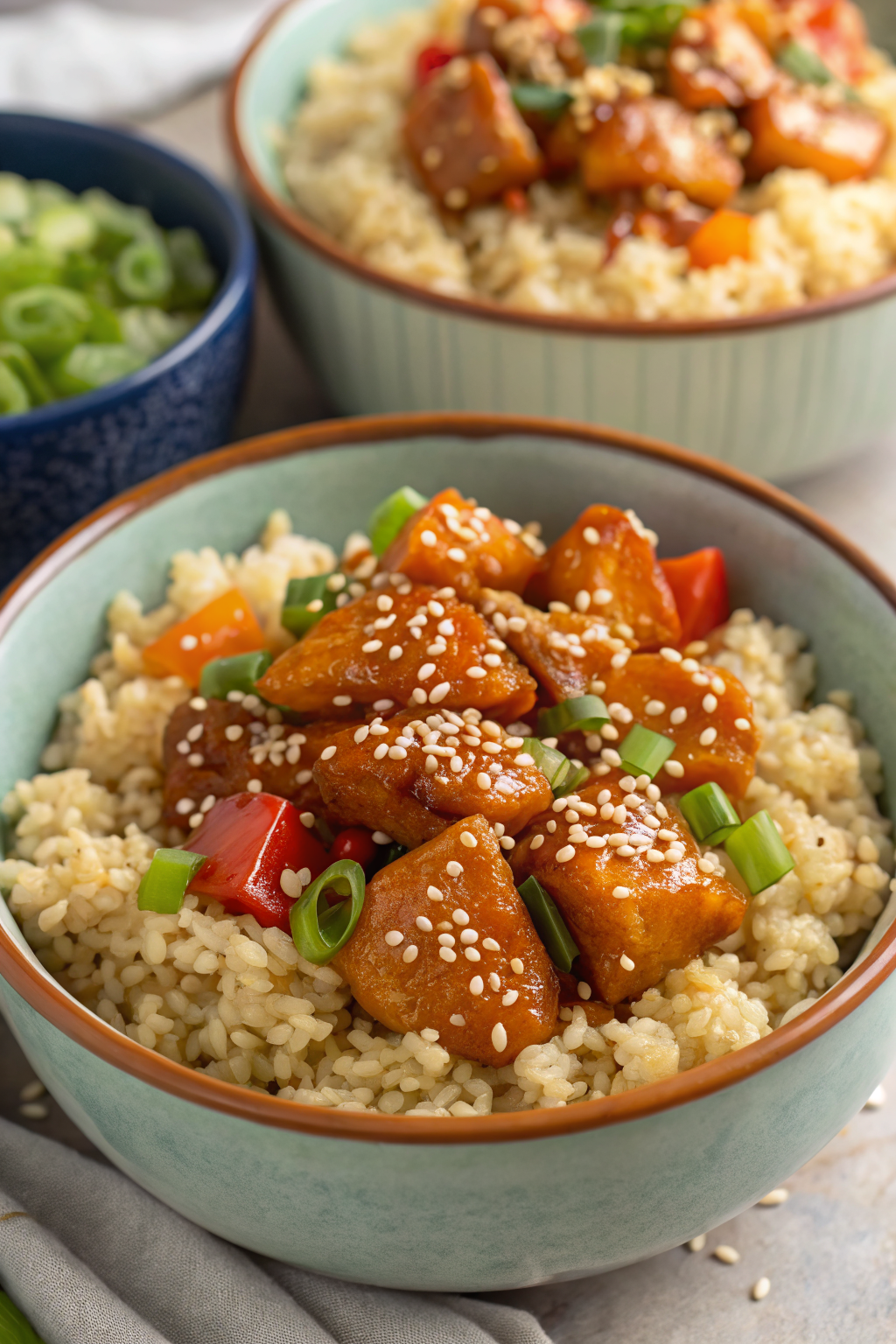 Sticky Chicken Bowls Recipe