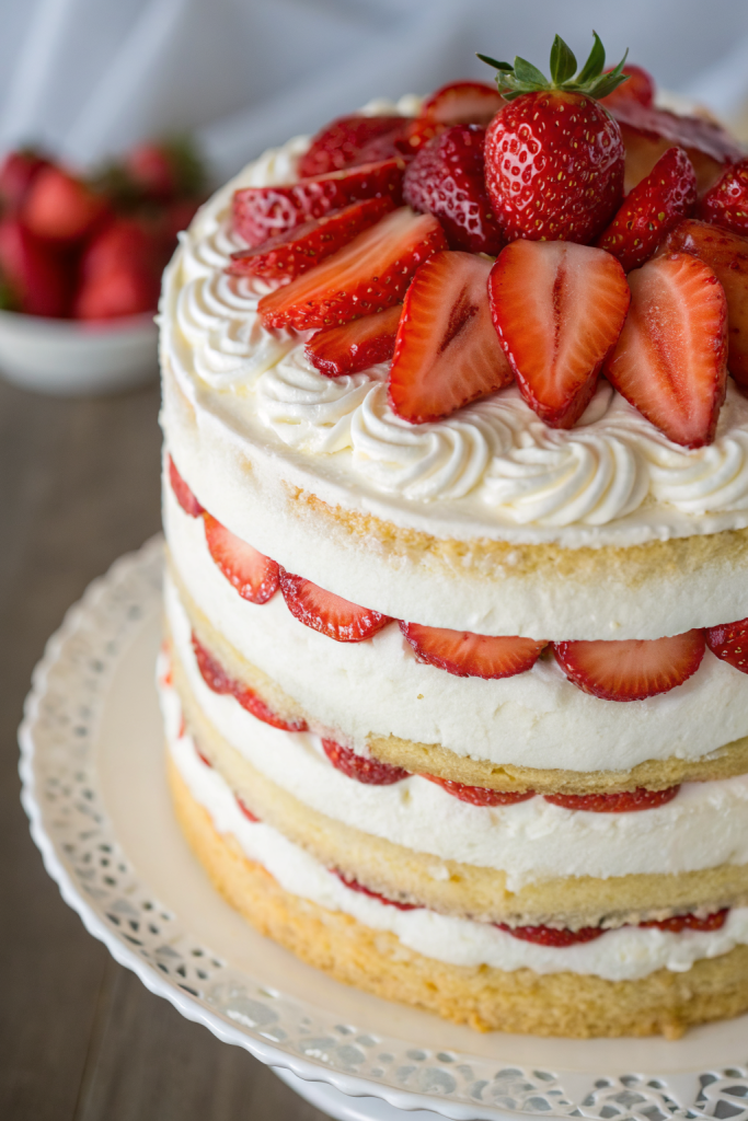 Strawberry Sponge Cake Recipe