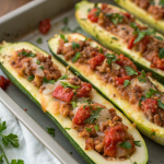 Stuffed Zucchini Boats Recipe