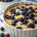 Blueberry Cottage Cheese Breakfast Bake Recipe
