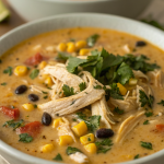 Creamy Chicken Poblano Soup Recipe