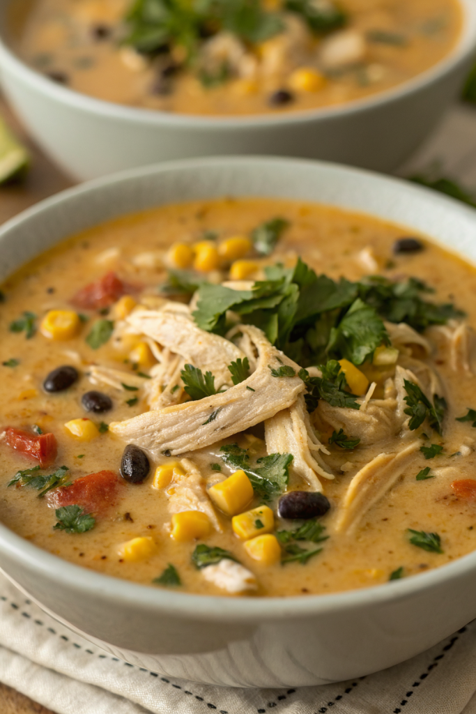 Creamy Chicken Poblano Soup Recipe