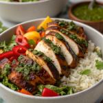 Juicy Chimichurri Grilled Chicken Bowl Recipe