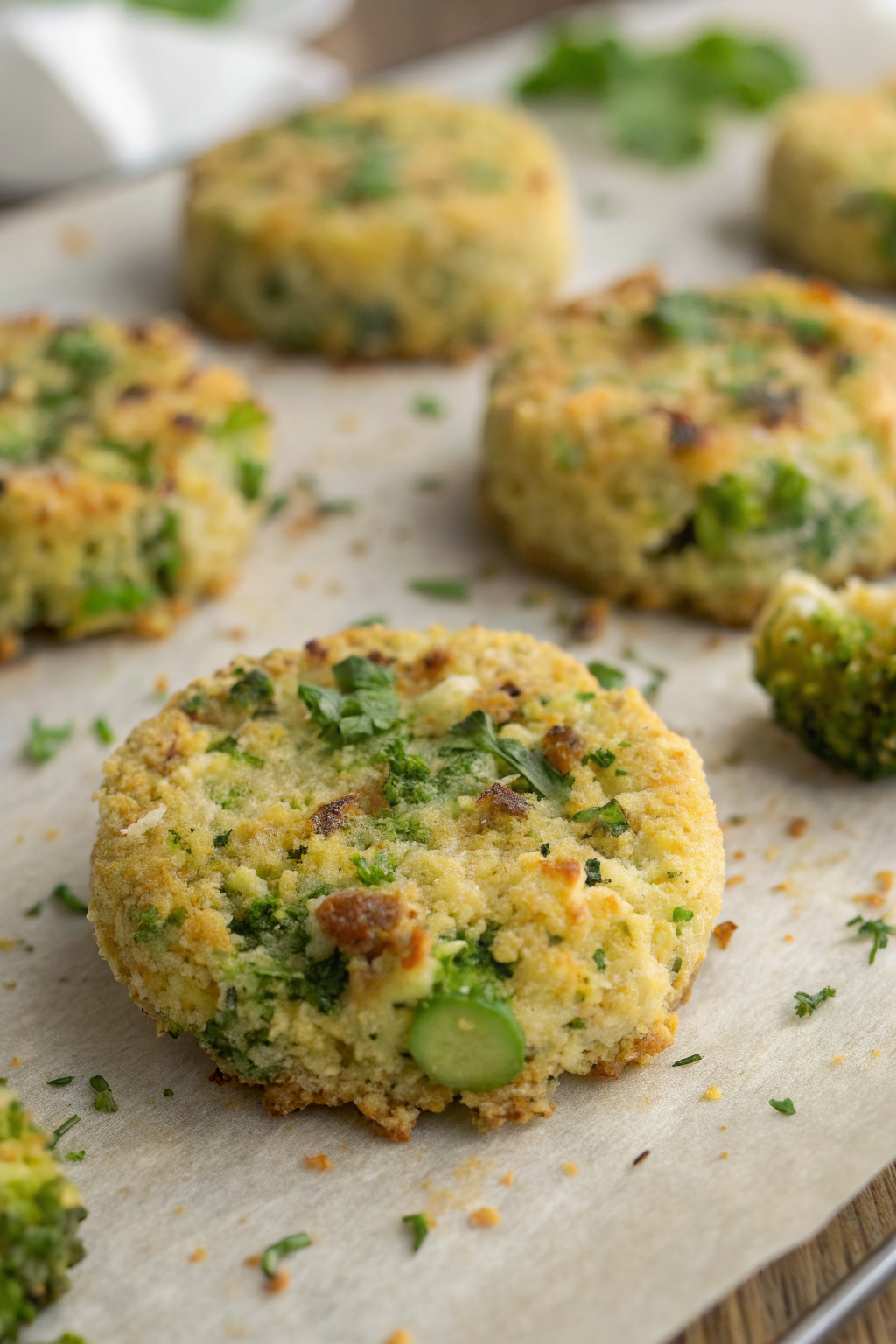 Low-Carb Broccoli Cheese Rounds Recipe