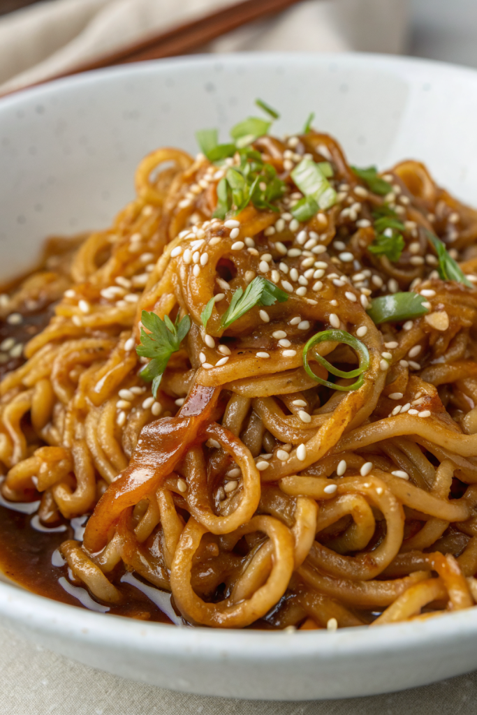 Saucy Ramen Noodles Recipe