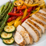 Grilled Garlic Herb Chicken and Veggies