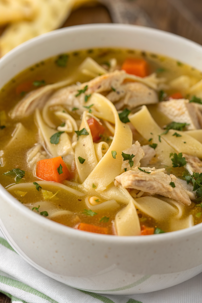Rotisserie Chicken Noodle Soup Recipe