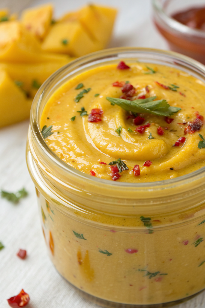Spicy Mango Sauce with Garlic